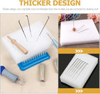 Luxshiny 6pcs Needle Felting Foams Pad Wool Felting Pin Cushion Flat Panel Foam - Image 5