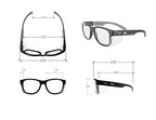 MAGID Y50 Safety Glasses for Construction | Black Frame — 1 Pair, ANSI Z87.1+ - Image 7
