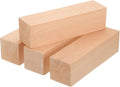 MECCANIXITY 4Pcs Basswood Carving Block, 1.6"x1.6"x6" Square Wooden Dowels by MECCANIXITY