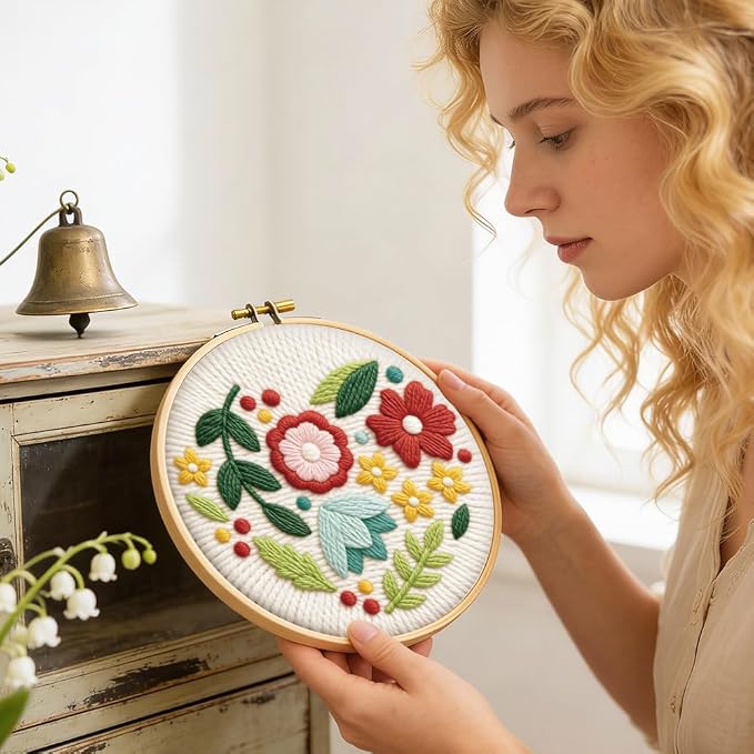INFUNLY Wildflower Punch Needle Kit - Image 2
