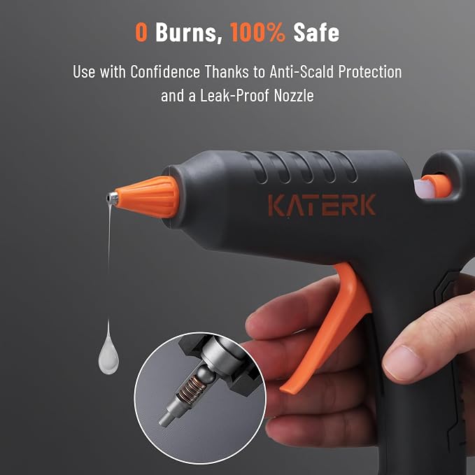 Katerk 12V Cordless Hot Glue Gun Kit - Image 4