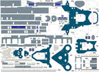 DAGIJIRD 1/250 Scale USS Arizona BB-39 Battleship Paper Model Set Ship Paper - Image 6