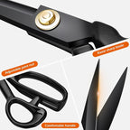 Fabric Scissors Professional, Tailor Sharp Sewing Shears - Image 3