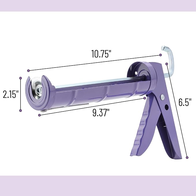 Bates- Caulking Gun, 10:1 Thrust Ratio, No Drip Sealant Gun | Silicone - Image 2