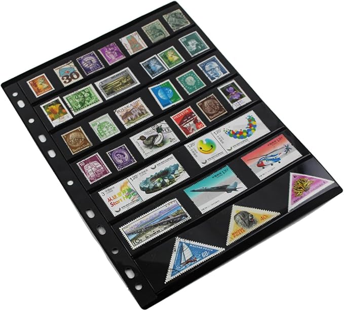 10 Sheets Stamp Pages Collector Stamp Album Page Stamp Pages - Image 6