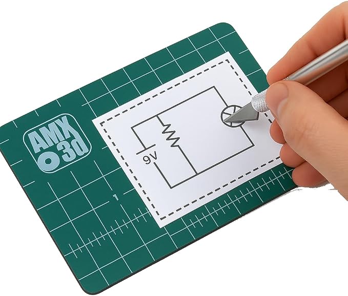 Self-Healing Cutting Mat 3.5 x 5 inch Double-Sided Gridded Surface - Image 3