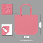 TOPDesign 1-Pack Super Strong Large 12oz Cotton Canvas Tote Bag, Reusable - Image 5