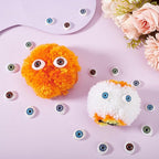 AHANDMAKER 80 pcs Half Round Doll Eye, Plastic Doll Craft Eyes Scary Eyes - Image 5