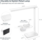 Lepro LED Desk Lamp, Metal Desk Light 9.5W 800lm, Best Task Lamp, 5 Color Modes - Image 4