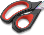 LIVINGO Premium Tailor Scissors Heavy Duty Multi-Purpose Titanium Coating - Image 4