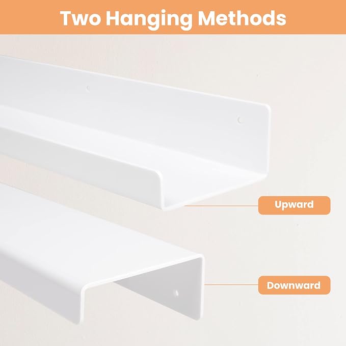 upsimples 4 Pcs 15" Acrylic Shelves - Image 5