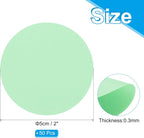 PATIKIL 2inch Circle Card Stock, Light Green - Image 2