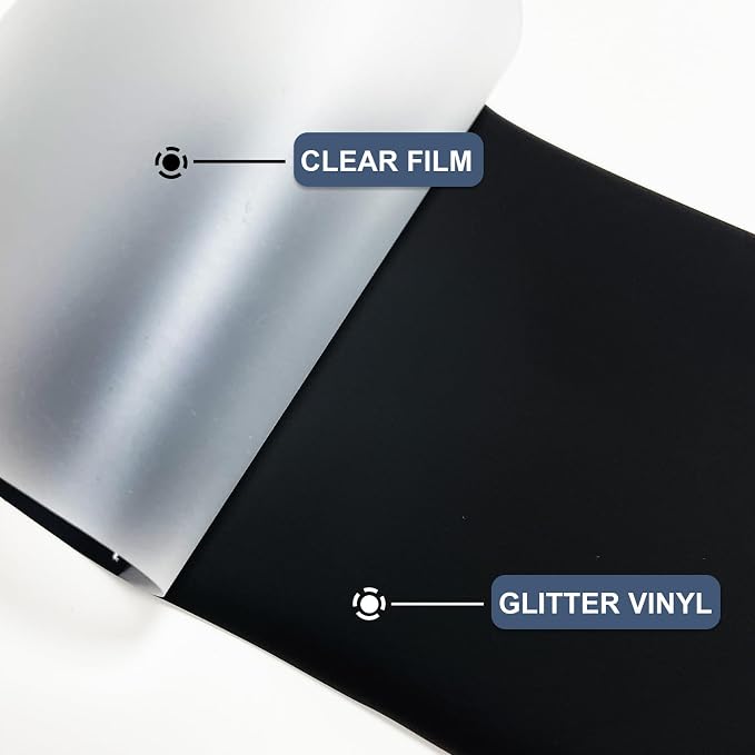 Black Heat Transfer Vinyl HTV Roll Matte PU 12" x 20 ft. | Easy to Cut - Image 4