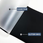 Black Heat Transfer Vinyl HTV Roll Matte PU 12" x 20 ft. | Easy to Cut - Image 4