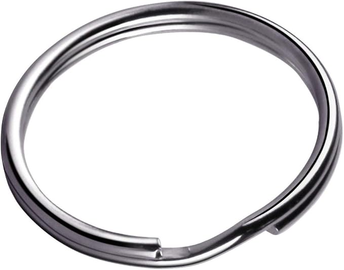 KINGFOREST 50-Pack Split Key Rings - Image 2