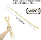 50Pcs Natural Twigs, Driftwood Branches, Unfinished Timber Rods - Image 2