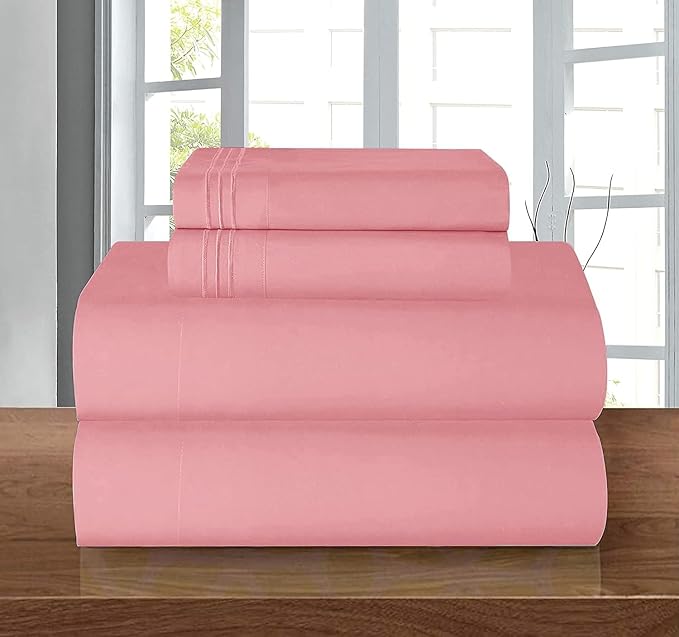 Elegant Comfort Luxury 1500 Premium Hotel Quality Microfiber 5-Piece Sheet Set - Image 2