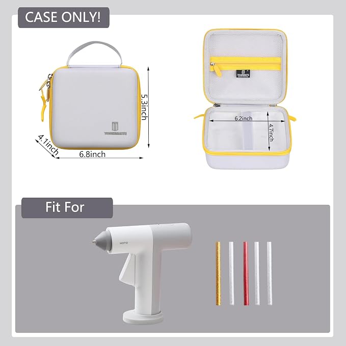 Tourmate Hard Case Compatible HOTO Cordless Hot Glue Gun/HOTO Easyflow Gun - Image 6