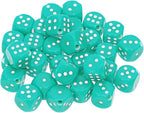 Tupalizy 10mm Acrylic Dice Beads Small 6 Sided Dice Charms by Tupalizy
