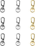 12pcs Swivel Push Gate Snap Hooks Clasps by TiSuit