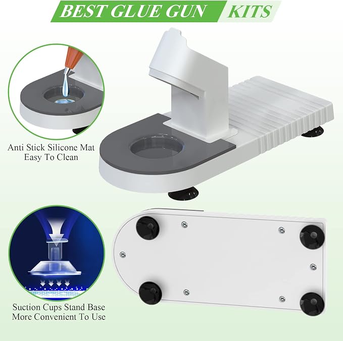 MONVICT Hot Glue Gun Kit, 40W Mini Glue Gun - Image 4