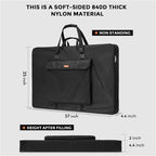 Nicpro Art Portfolio Bag 24 x 36 Inches Waterproof Nylon Artist Carrying Bag - Image 2