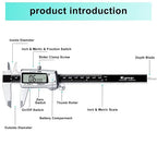 Kynup Digital Caliper, Caliper Measuring Tool, Micrometer Dial Vernier Caliper - Image 6