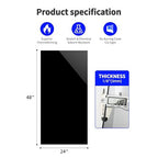 Art3d 1/8" Thick Plexiglass Sheets in Black - Image 2