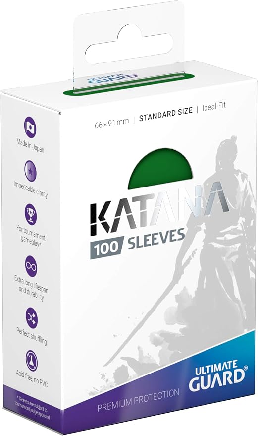 Ultimate Guard Katana Card Sleeves: 100 Standard Size TCG Sleeves, 66 x 91mm - Image 2