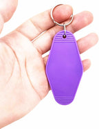 10pcs Blank Hotel Keychains Bulk Vintage Motel Keychain Vinyl HTV Keychains DIY - Image 5