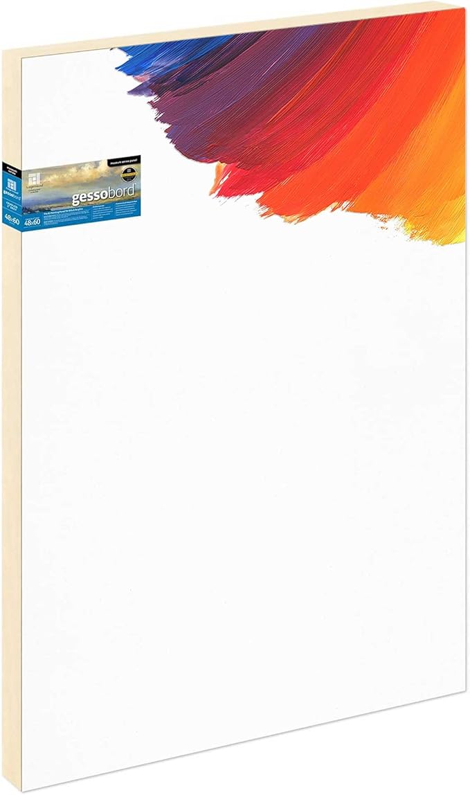 Ampersand Art Supply Museum Series Gessobord | 48x60 | 2" Cradled Profile | by AmpersandArtSupply