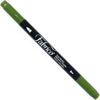 Tsukineko Dual-Ended Fabrico Marker Color-Fast, Pine Green - Image 3