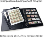 Stamp Collection Book – 10 Sheets Stamp Album Pages - Image 5