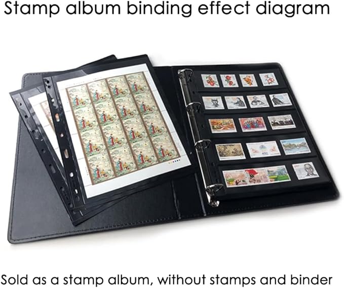 stamp album pages 6 row 10 Sheets Stamp Pages - Image 5