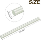 uxcell Mini Hot Glue Sticks for Glue Gun 7mm x 100mm Light Grass Green 12pcs - Image 2