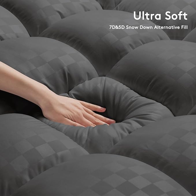 SameBed Mattress Topper Full, Extra Thick Mattress Pad Cover - Image 3