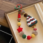 16mm Acrylic Beads 100pcs Christmas Pom Pom Bead Loose Fuzzy Faux Fur Poms Beads - Image 6