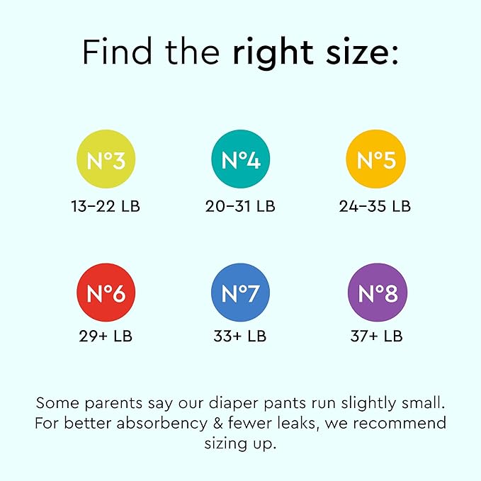 LILLYDOO Diaper Pants Toddlers - Size 7 (33+ lbs), Monthly Supply (102 Count), Skin-Friendly, Ultrasoft, Chlorine-Free, Snug Fit & Absorbent Pull On Diapers