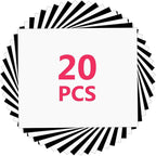 Iron on 12in X 10in 20pcs, HTV Heat Transfer Vinyl | HTV Easy to Cut & Weed by YIWLOER