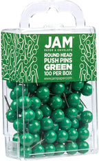 JAM PAPER Colorful Push Pins - Image 2
