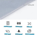 guangyintong Reflective Heat Transfer Vinyl HTV Rolls, Light Grey HTV Vinyl - Image 4