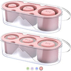 2PC Silicone Ice Mold for Stanley Cup 30 40oz, Tumbler Ice Maker | Easy Fill by NOXETU