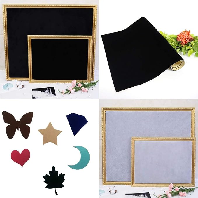 Mesheshe 2PCS Self Adhesive Felt Sheets, DIY Felt Adhesive Sheet - Image 6