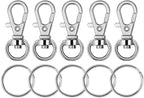 Paxcoo 100 Pcs Metal Swivel Lanyard Snap Hook by PAXCOO