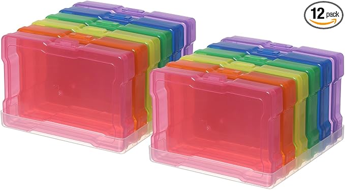 novelinks 6 Pcs 4"x6" Plastic Photo Storage Boxes by novelinks