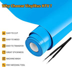 VinylRus Heat Transfer Vinyl-12” x 25FT Iron on Vinyl Roll - Image 4