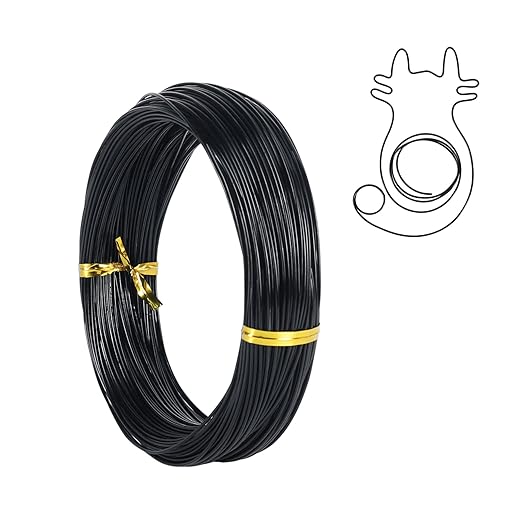 18 Gauge Aluminum Craft Wire, 165 Feet 1mm Bendable Metal Wire by TennWell