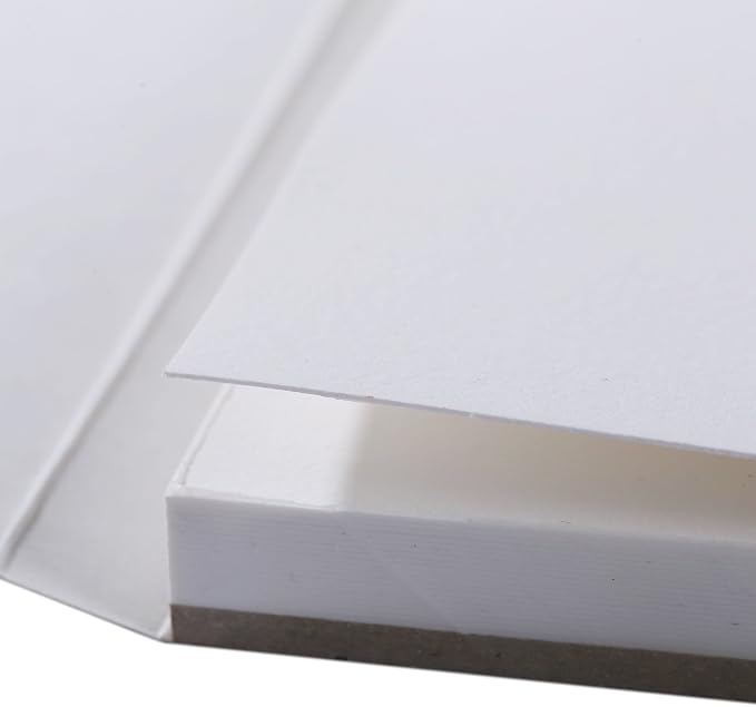 MEEDEN 10X7 Watercolor Paper Block, 20 Sheets, Smooth Surface 100% Cotton - Image 6