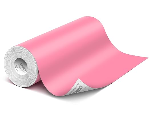 ORACAL 651 Matte Soft Pink Vinyl Durable Roll Easy to Weed Permanent Adhesive by Orafol