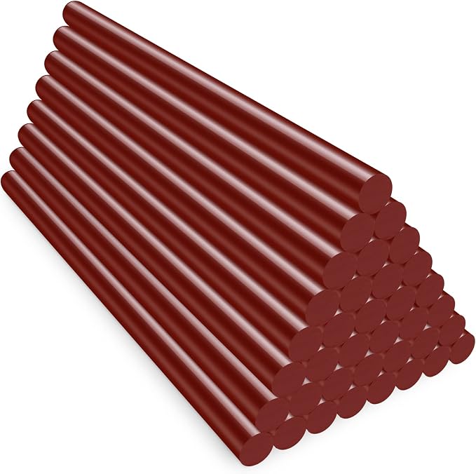 ENPOINT Wine Red Hot Glue Sticks Full Size, Wine Red Adhesive Glue Sticks by ENPOINT